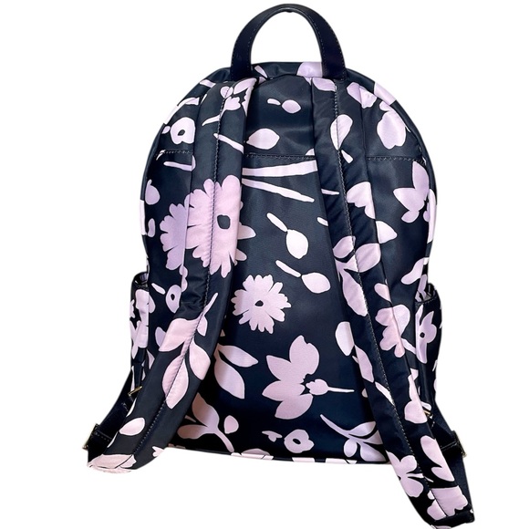Kate Spade Floral Navy and Pink Backpack